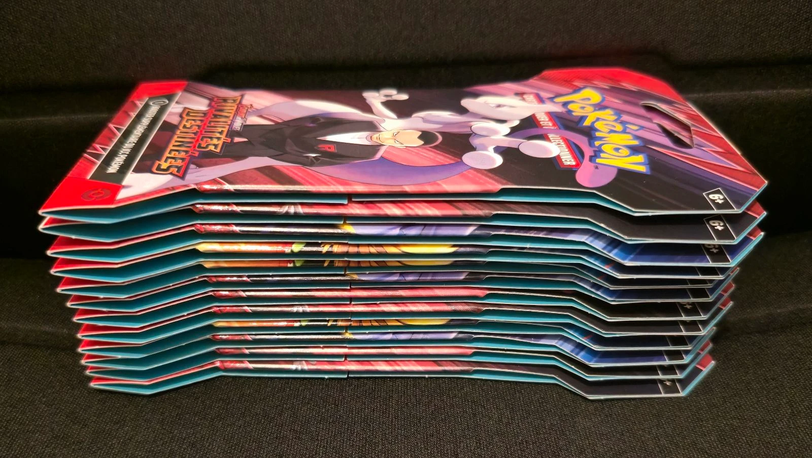 Pokémon Lot of 12 EV10 Destiny Rivalry Boosters in Blister Packaging in 3 Art Sets – photo 4